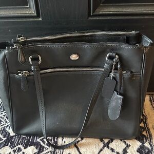 Coach Peyton Tote with Silver Accents